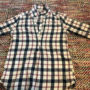 Toad&Co Plaid Pull Over with Pockets